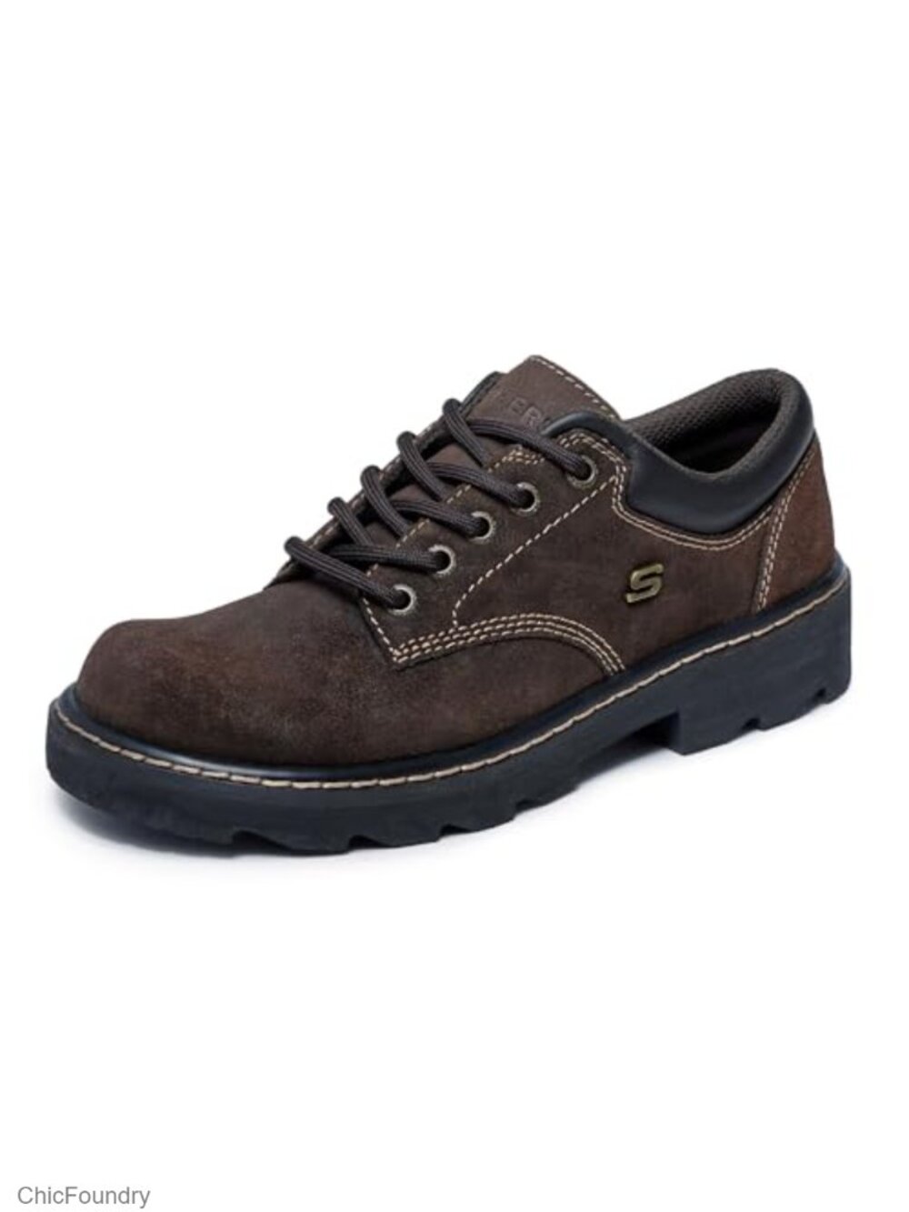 Women's Leather Oxford Loafers - Parties Mate Comfort Heels